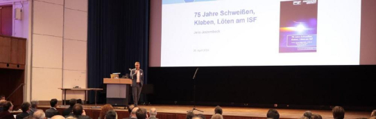 Das Institut für Schweisstechnik und Fügetechnik - ISF – hatte Grund zu feiern
