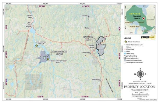 Powermax Minerals tätigt erste Meilensteinzahlungen in Zusammenhang mit der Optionsvereinbarung zur Übernahme des Seltenerdprojekts Pinard