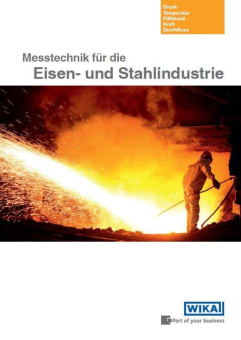 Broschüre für die Stahlindustrie: Messtechnik auf einen Blick