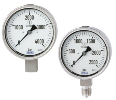 New high-pressure gauges qualified as the first in accordance with DIN 16001