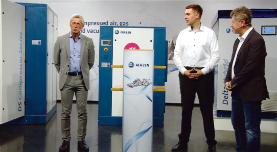 On the road to success with compressed air technologies. AERZEN is breaking new ground.