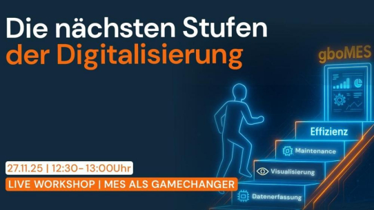 Live-Workshop auf LinkedIn: Wie Unternehmen durch valide Produktionsdaten ihre Effizienz steigern