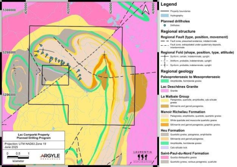 Argyle Resources erhält Genehmigungen und nimmt Bohrprogramm auf dem Siliziumdioxidprojekt Lac Comporté in Quebec auf