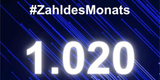#ZahldesMonats: 1.020