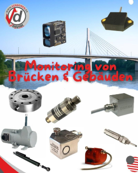 Kontinuierliches Monitoring von Brücken und Gebäuden mit den passenden Sensoren