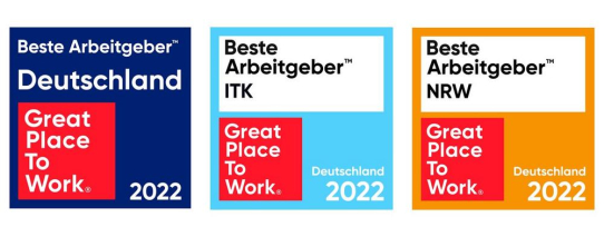 CONET-Gruppe dreifach als herausragender Arbeitgeber ausgezeichnet