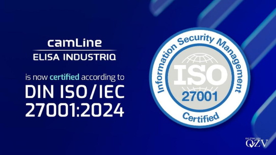 camLine erhält ISO 27001-Zertifizierung