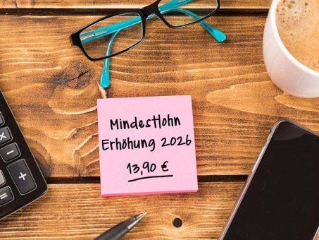 2026 werden Mindestlohn und Verdienstgrenze für Minijobs erhöht
