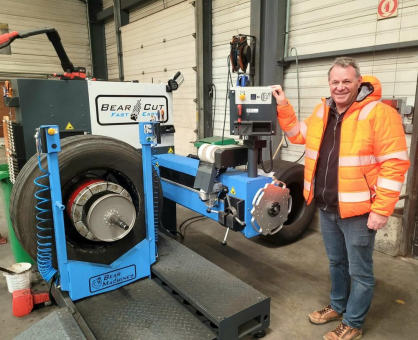 Qualität und Effizienz gesteigert: Pneus Lelièvre setzt als erstes französisches Unternehmen die Bear-Cut ein