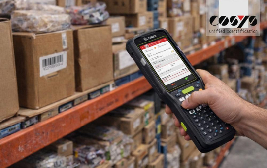 Chaotische Lagerhaltung digital steuern mit COSYS und Zebra MC3400