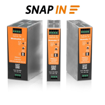 Neue PROeco-Stromversorgungen – jetzt mit SNAP IN-Anschlusstechnologie
