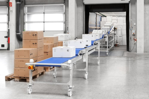 Ergonomische Be- und Entladung, intelligente Sortierung und robuste Stahlpaletten