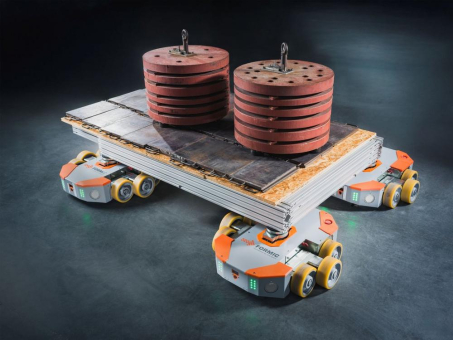 FORMIC Transportsysteme bewegt schwere Lasten im Schwarm