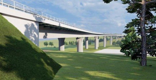 Neubau der Talbrücke Pilsach