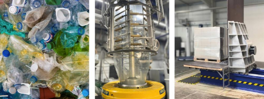 „Stretchfolie mit hohem Anteil an Recycelingmaterial trifft Highspeed-Wickler und bleibt stabil.“