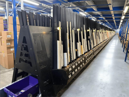 KAPELOU EU präsentiert A-Frame-Automatisierungslösungen für Small-Parts-Fulfillment und hochleistungsfähige Lagerautomation