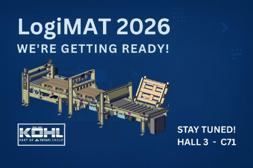 KÖHL Maschinenbau S.A. auf der LogiMAT 2026