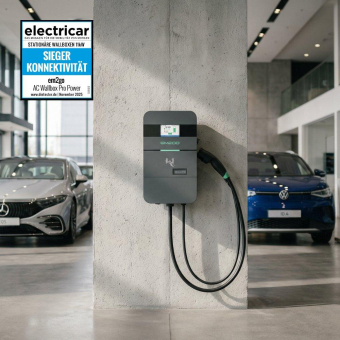 EM2GO Wallbox erhält Testsiegel für beste Konnektivität im electricar-Vergleichstest