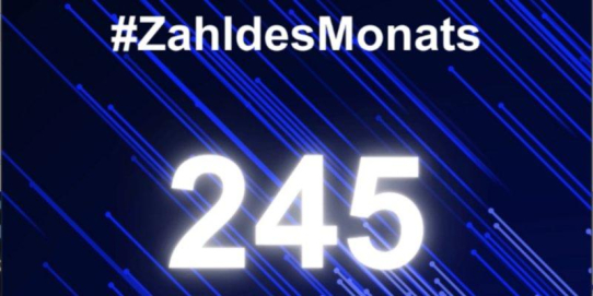 #ZahldesMonats: 245