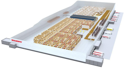 Intralogistik von SSI Schäfer unterstützt weiteres Wachstum von Woolworth