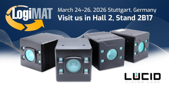 LUCID präsentiert fortschrittliche 3D- und HDR-Kameratechnologien auf der LogiMAT 2026