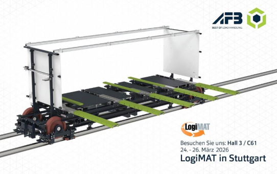 AFB Anlagen- und Filterbau GmbH & Co. KG and Logiqs B.V. at LogiMAT 2026 in Stuttgart from March 24 to March 26, 2025