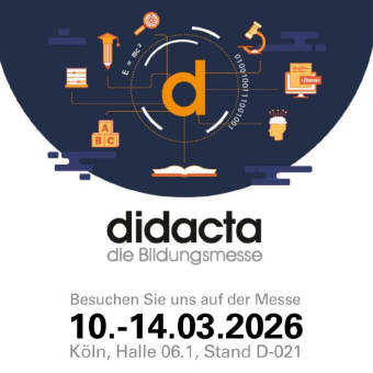 Besuchen Sie uns auf der didacta die Bildungsmesse in Köln!