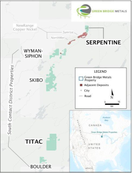 Green Bridge Metals beginnt mit Diamantkernbohrprogramm auf dem Projekt Titac, Minnesota, USA