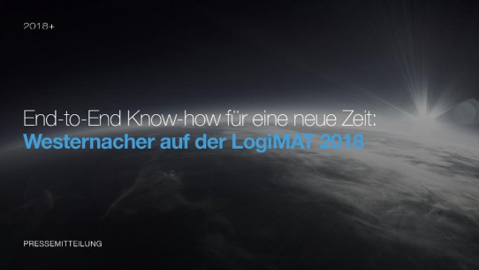 End-to-End Know-How für eine neue Zeit: Westernacher auf der LogiMAT 2018