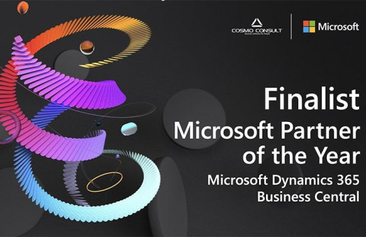COSMO CONSULT Finalist bei Microsofts Global Partner of the Year Awards