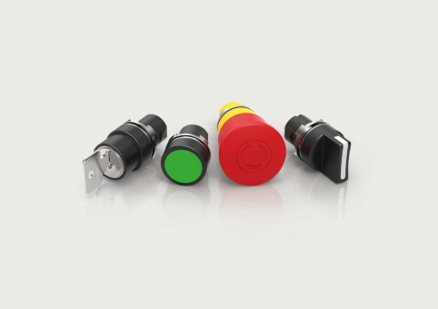 Neu – Baureihe 46 EcoTouch: Tasten und Schalter, Hängetasten und Signalsäulen