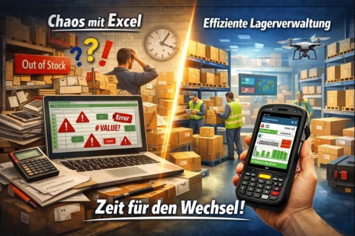 Warum Lagerverwaltung mit Excel nicht mehr zeitgemäß ist