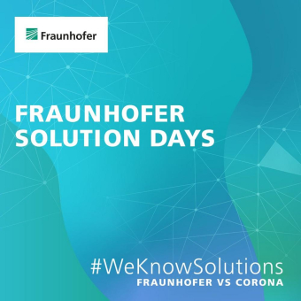 Fraunhofer Solution Days vom 26. bis 29. Oktober 2020