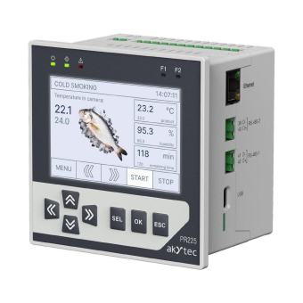 PR205 und PR225 – kostengünstige Steuergeräte mit Display von akYtec