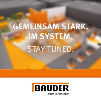 Bauder mit neuem Standkonzept auf der DACH+HOLZ International 2026