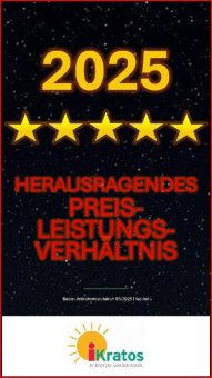 iKratos GmbH für „Herausragendes Preis-Leistungs-Verhältnis 2025“ ausgezeichnet