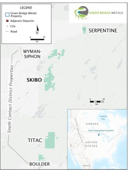 Green Bridge Metals schließt die erneute Beprobung historischer Bohrkernanalysen und Prüfung geophysikalischer Daten für das Prospektionsgebiet Skibo ab