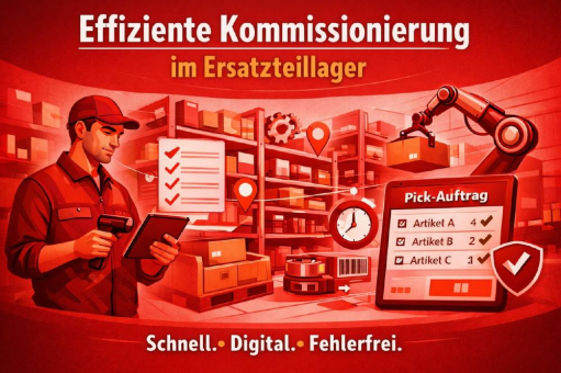 Effiziente Kommissionierung im Ersatzteillager