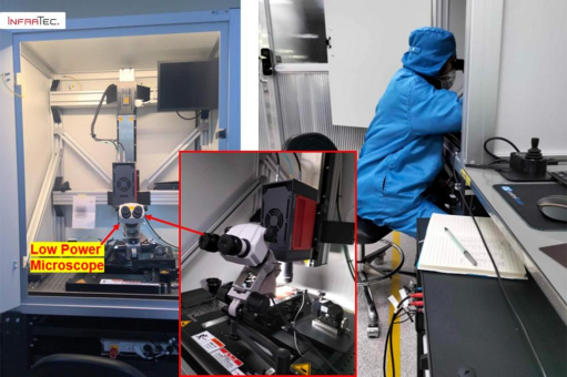 Thermografische Fehlerlokalisierung an Chips und Leistungsmodulen