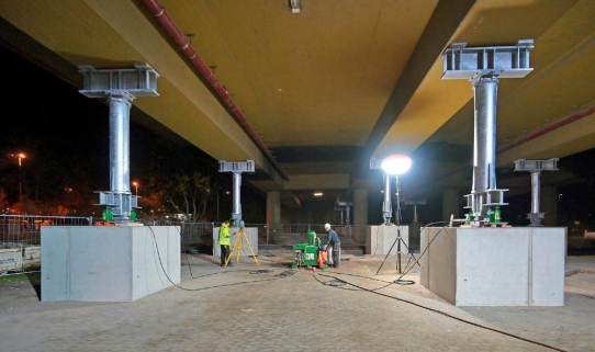 Verstärkung der Giulini-Brücke - Ertüchtigung mit feuerverzinktem Stahl