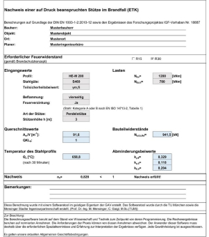 R30-Bemessung - Kostenlose Tools und Software zum Brandschutz durch Feuerverzinken