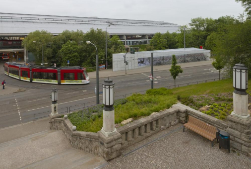 Urbane Mobilität - "Bike and Ride"-Station Erfurt in feuerverzinkter Stahlbauweise