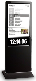 digitalSIGNAGE.de stellt neue Digital Signage 49 Zoll Indoor Touch Stele inklusive 3 Jahren Digital Signage  Cloud Software vor