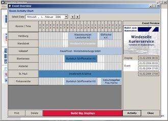 Digital Signage Display Lösung von digitalSIGNAGE.de zur Raumbuchung & Wegeleitung für Bürokomplexe, Krankenhäuser, Hotels und Rathäuser