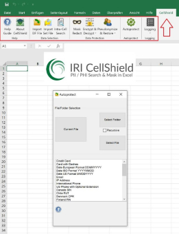 ❌ PII + PHI in Excel ❌ Sensible Daten in jeder XLS/X-Datei im Netzwerk scannen + automatisch in Excel maskieren ❗