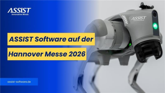 ASSIST Software auf der Hannover Messe 2026 – Ihr Innovationspartner für Industry 5.0 und maßgeschneiderte KI