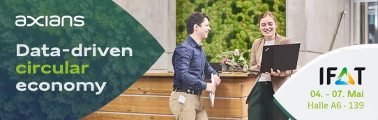 IFAT 2026: Axians gestaltet die datengetriebene Kreislaufwirtschaft der Zukunft