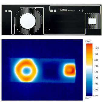 Freie Sicht für Kameras und Sensoren dank gedruckter Elektronik auf Glas