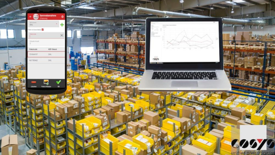 Digitales Postverteilsystem für eine moderne interne Postlogistik