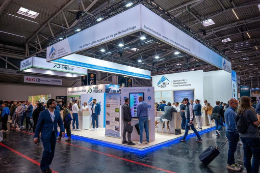 Milk the Sun erlebt auf der Intersolar 2025 Besucherrekord mit vergrößertem Standkonzept